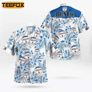 Busch Beer Summer Hawaiian Shirt