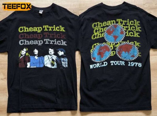 Cheap Trick World Tour 1978 Short Sleeve T Shirt