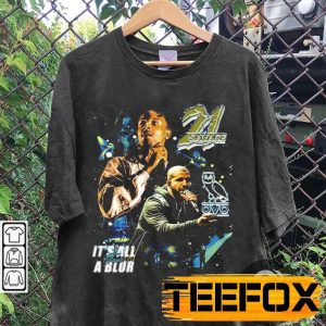 DRAKE 21 SAVAGE Its All A Blur Tour Short Sleeve T Shirt