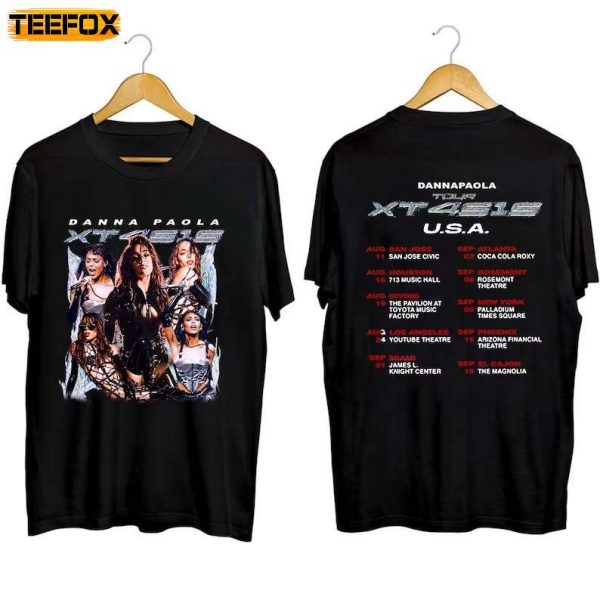 Danna Paola XT4S1S Tour USA Tour 2023 Short Sleeve T Shirt