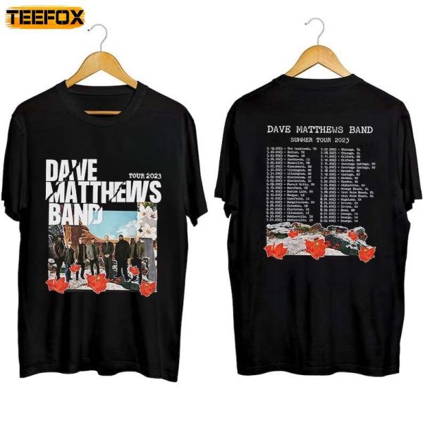 Dave Matthews Band Summer Tour 2023 Short Sleeve T Shirt