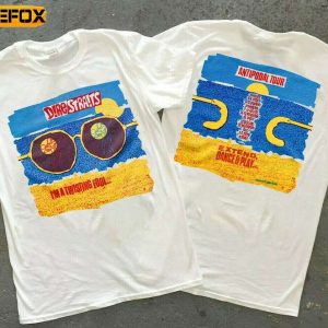 Dire Straits Antipodal Tour 1983 Short Sleeve T Shirt