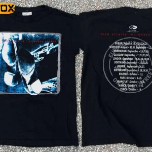 Dire Straits On Every Street Tour 1992 Short Sleeve T Shirt