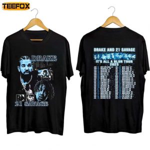 Drake 21 Savage Tour Rescheduled Drake Its All A Blur Tour 2023 Short Sleeve T Shirt