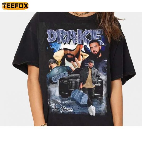 Drake 90s Hip Hop Vintage Bootleg Short Sleeve T Shirt