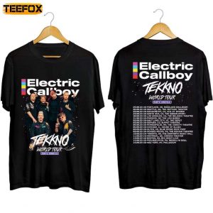 Electric Callboy TEKKNO World Tour 2023 Music Short Sleeve T Shirt