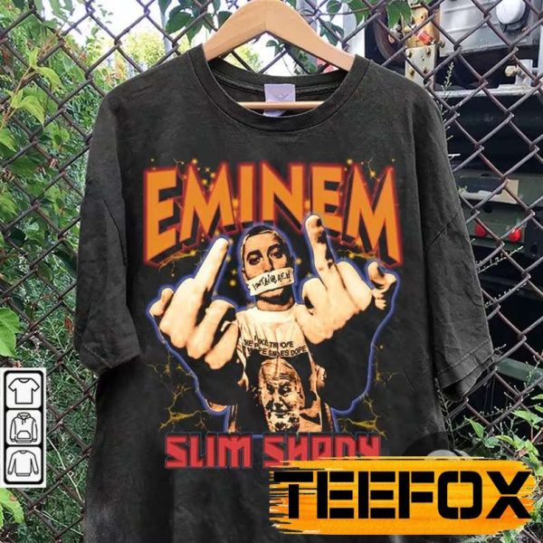 Eminem Slim Shady Bootleg Style Short Sleeve T Shirt