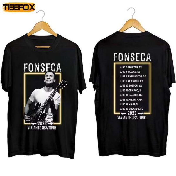 Fonseca Viajante USA Tour 2023 Short Sleeve T Shirt