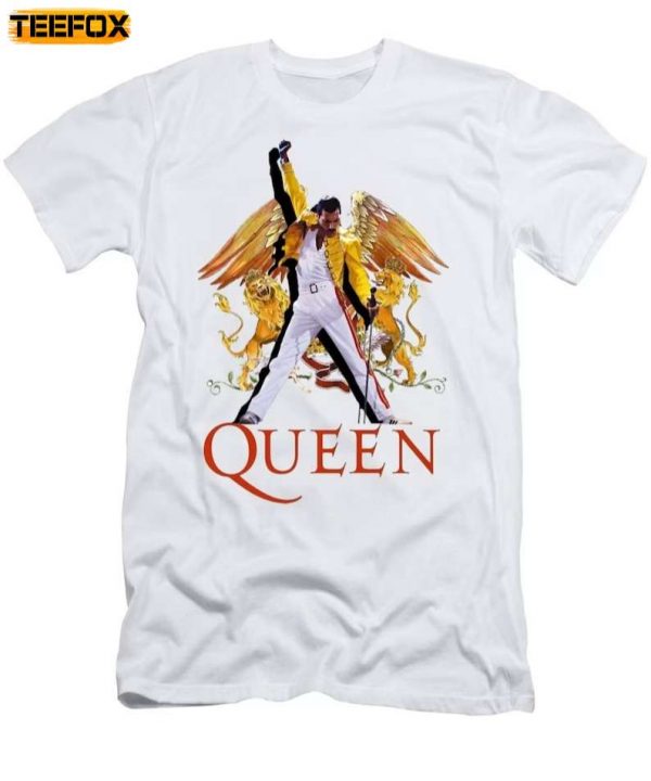 Freddie Mercury Queen Band Short Sleeve T Shirt
