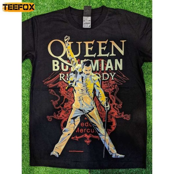 Freddie Mercury Queen Rock Music Short Sleeve T Shirt