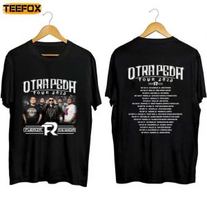 Fuerza Regida Otra Peda Tour 2023 Music Short Sleeve T Shirt