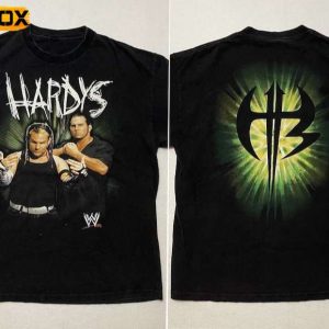 Hardy Boyz Jeff Hardy Matt Green Team Xtreme Short Sleeve T Shirt