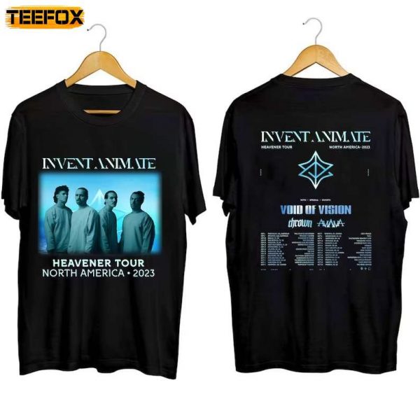 Invent Animate Heavener Tour North America 2023 Short Sleeve T Shirt 1