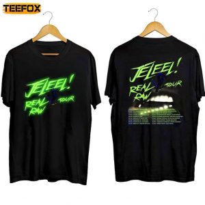 Jeleel Real Raw Tour 2023 Rapper Short Sleeve T Shirt