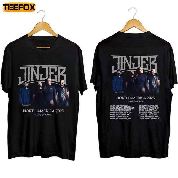 Jinjer Metalcore Band Tour 2023 Short Sleeve T Shirt