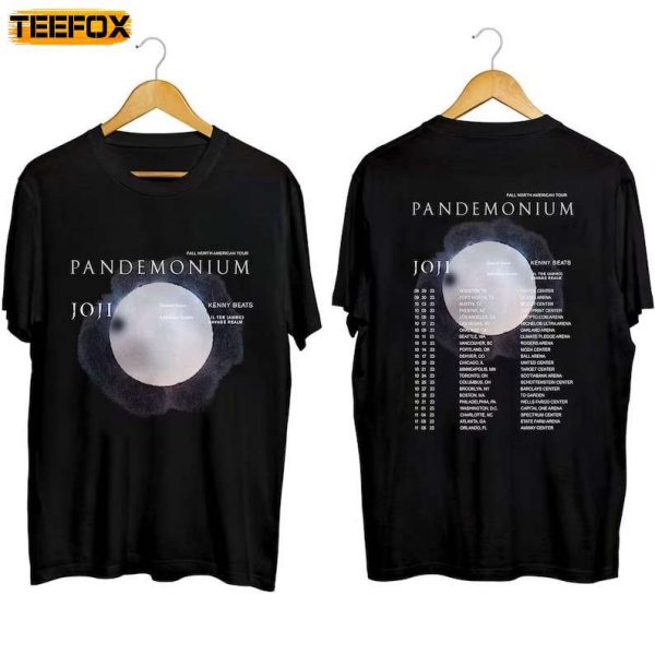 Joji Pandemonium Tour 2023 Concert Short Sleeve T Shirt