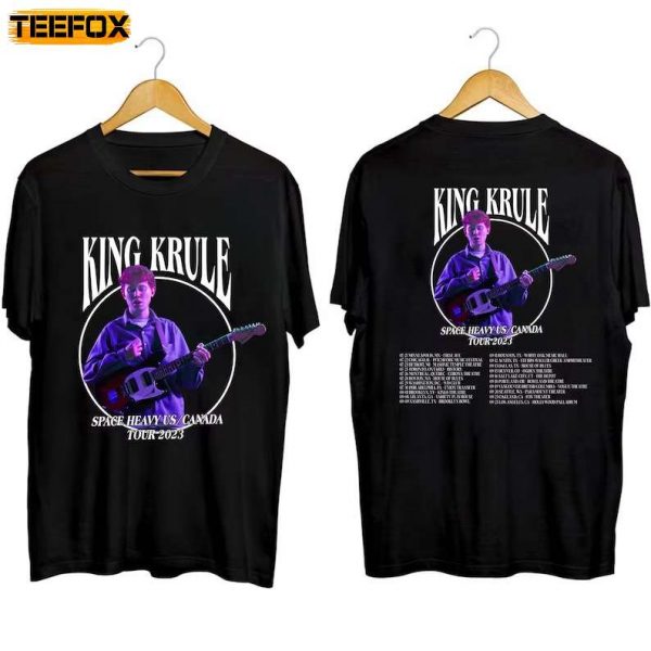 King Krule Space Heavy US Canada Tour 2023 Short Sleeve T Shirt