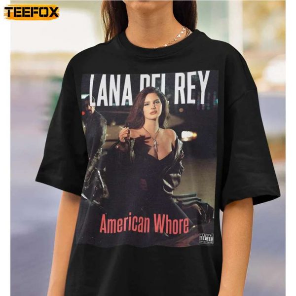 Lana Del Rey Album American Whore Short Sleeve T Shirt