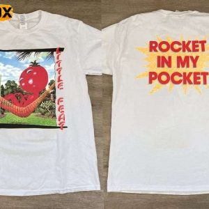 Little Feat Rocket In My Pocket Tour 1988 Short Sleeve T Shirt