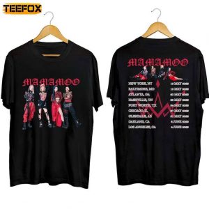 Mamamoo 2023 My Con US Tour 2023 Short Sleeve T Shirt