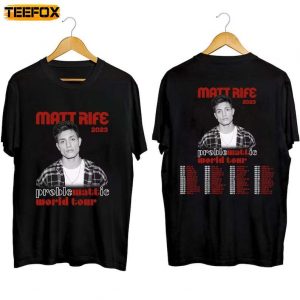 Matt Rife World Tour 2023 Short Sleeve T Shirt 1