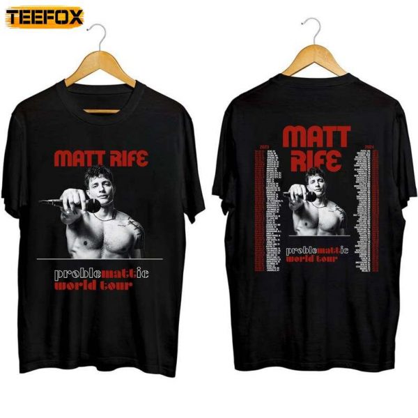 Matthew Steven Rife Tour 2023 Short Sleeve T Shirt