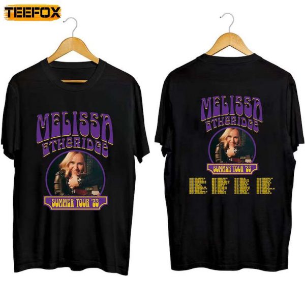 Melissa Etheridge Summer Tour 2023 Short Sleeve T Shirt