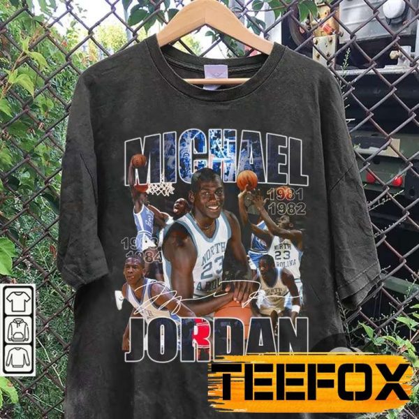 Michael Jordan American Basketball Bootleg Short Sleeve T Shirt