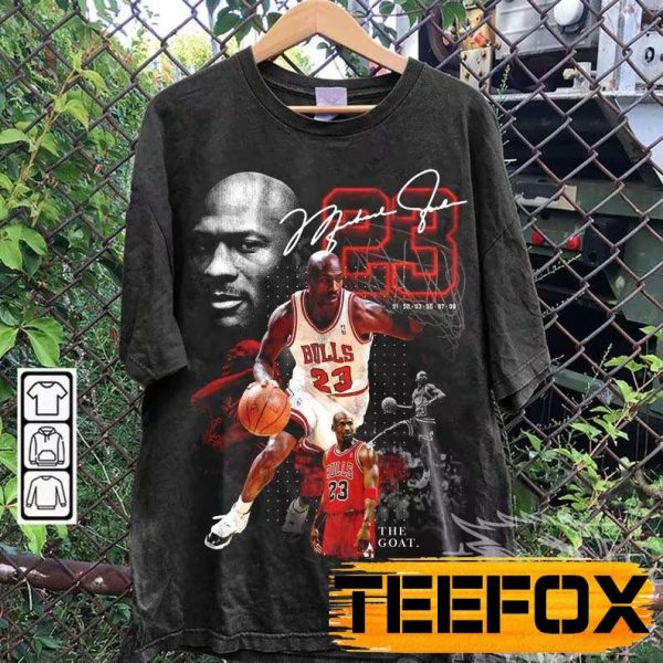 Michael Jordan Goat 90s Style Short Sleeve T Shirt