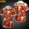 Mickey Mouse Firefighter Mens Hawaiian Shirt