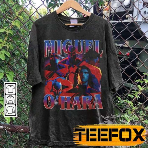 Miguel OHara Spiderman Across The Spider Verse Short Sleeve T Shirt