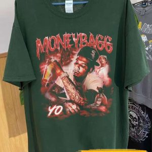 Moneybagg Yo Rap Rapper Bootleg Short Sleeve T Shirt