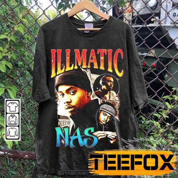 Nas Illmatic Bootleg Style Short Sleeve T Shirt