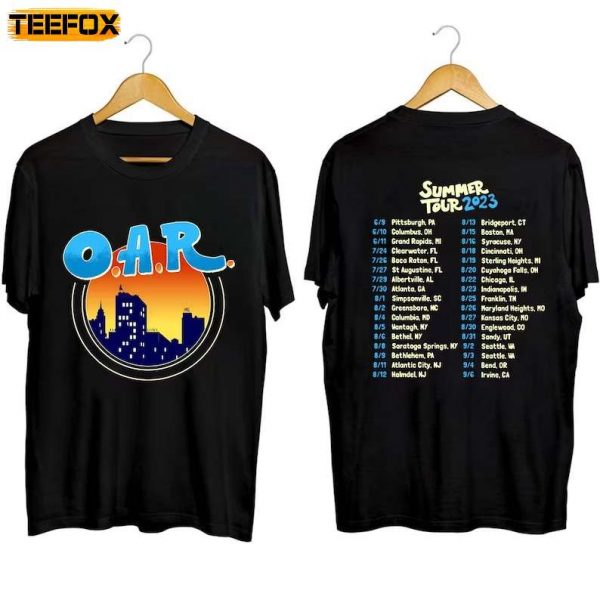 OAR Summer Tour 2023 Rock Band Short Sleeve T Shirt