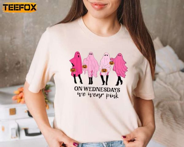 On Wednesday We Wear Pink Ghost Short Sleeve T Shirt