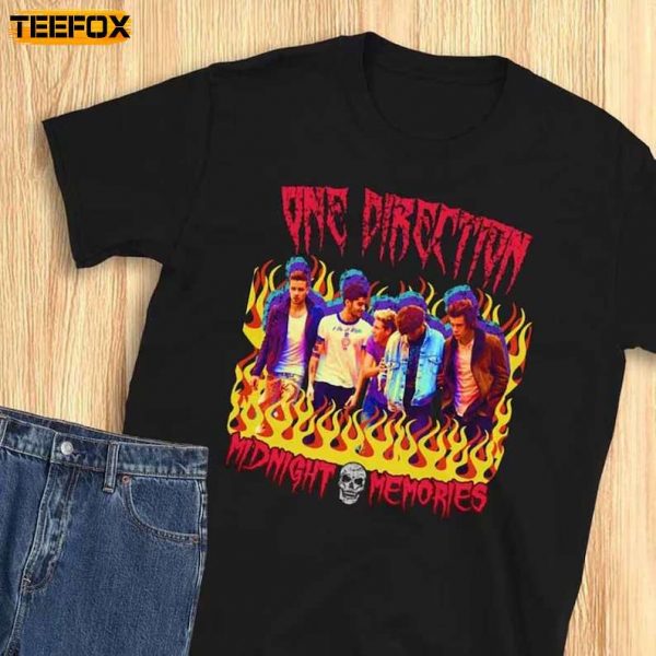 One Direction Heavy Metal Band Short Sleeve T Shirt