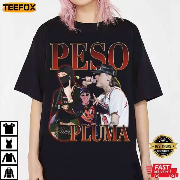 PESO PLUMA La Doble P Vintage Style Short Sleeve T Shirt