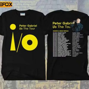 Peter Gabriel io The Europe Tour 2023 Short Sleeve T Shirt