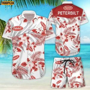 Peterbilt Trucks Mens Hawaiian Shirt