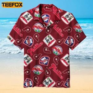 Philadelphia Phillies Baseball MLB Mens Hawaiian Shirt