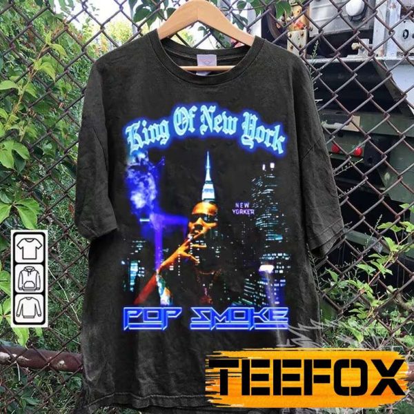 Pop Smoke King Of New York Bootleg Short Sleeve T Shirt