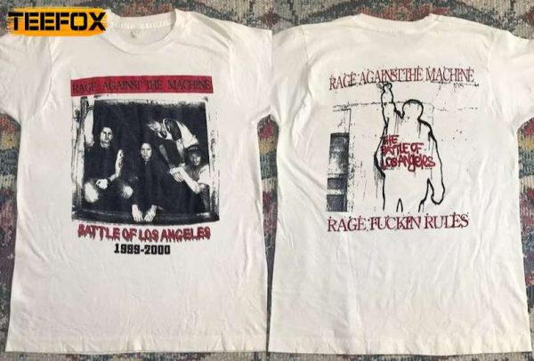 Rage Against The Machine The Battle Of Los Angeles 1999 2000 Short Sleeve T Shirt