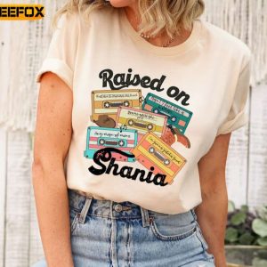 Raised on Shania Nashville Music City Short Sleeve T Shirt