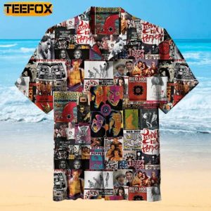 Red Hot Chili Peppers Mens Hawaiian Shirt