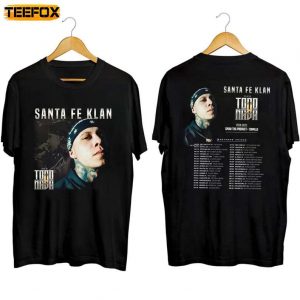 Santa Fe Klan Todo Y Nada Tour 2023 Short Sleeve T Shirt