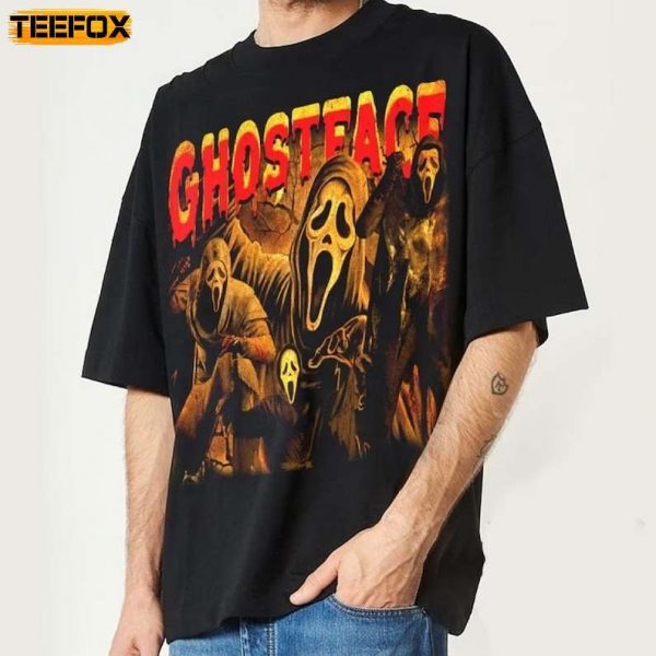 Scream Movie Vintage Halloween Short Sleeve T Shirt