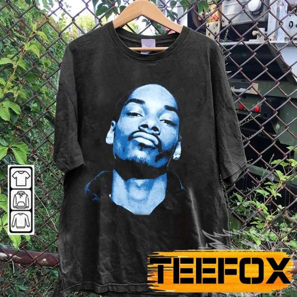 Snoop Dogg Bootleg Style Big Face Short Sleeve T Shirt