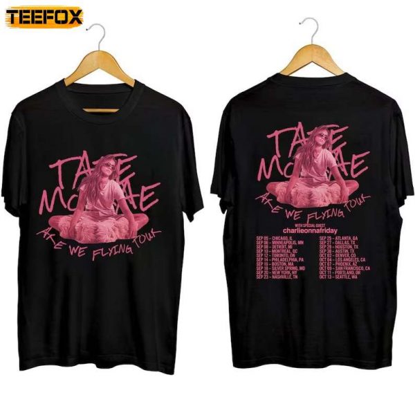 Tate McRae Are We Flying Tour 2023 Short Sleeve T Shirt 1