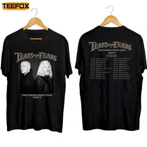 Tears for Fears The Tipping Point Tour 2023 Band Short Sleeve T Shirt