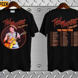 Ted Nugent Adios Mofo Tour 2023 Short Sleeve T Shirt